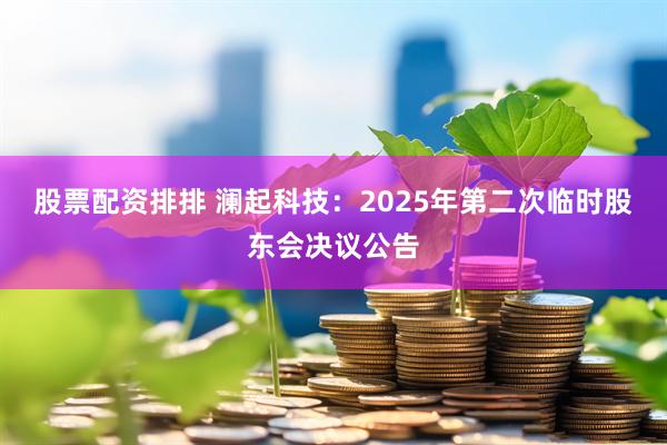 股票配资排排 澜起科技：2025年第二次临时股东会决议公告