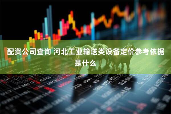 配资公司查询 河北工业输送类设备定价参考依据是什么